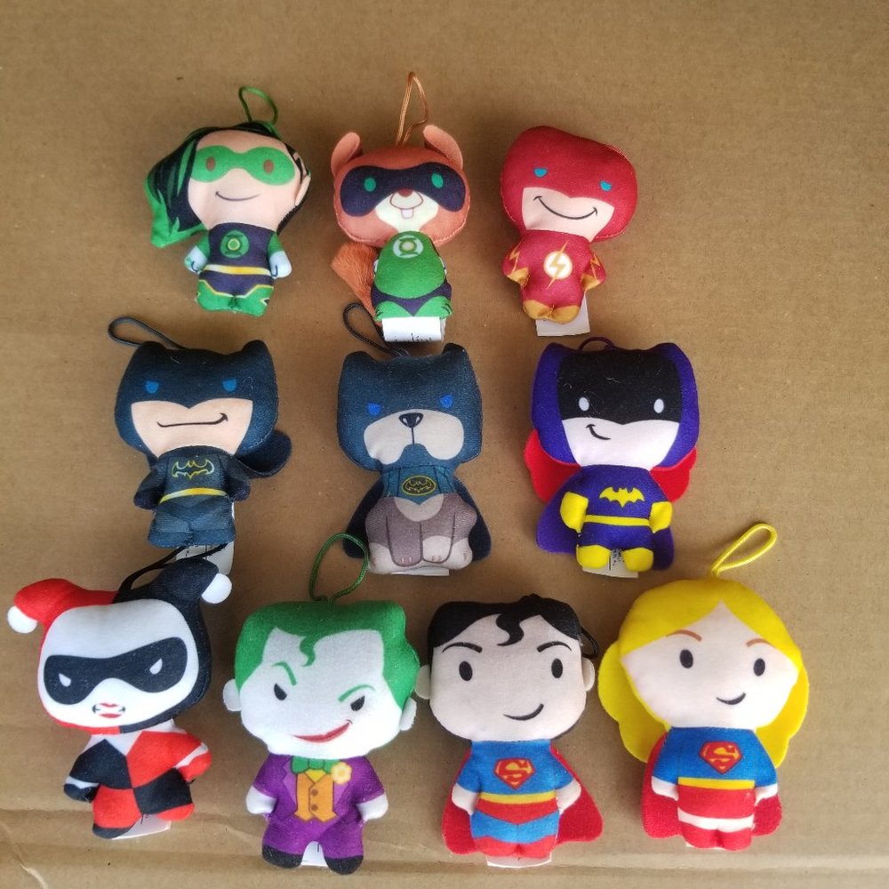 10 McDonalds DC Comics Plush toys